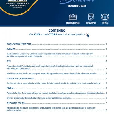 Boletín jurisprudencia